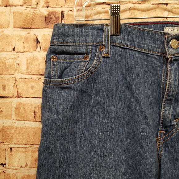 Levi's 550 Jeans Relaxed Boot Cut Jeans Size 12 Medium - Picture 7 of 15